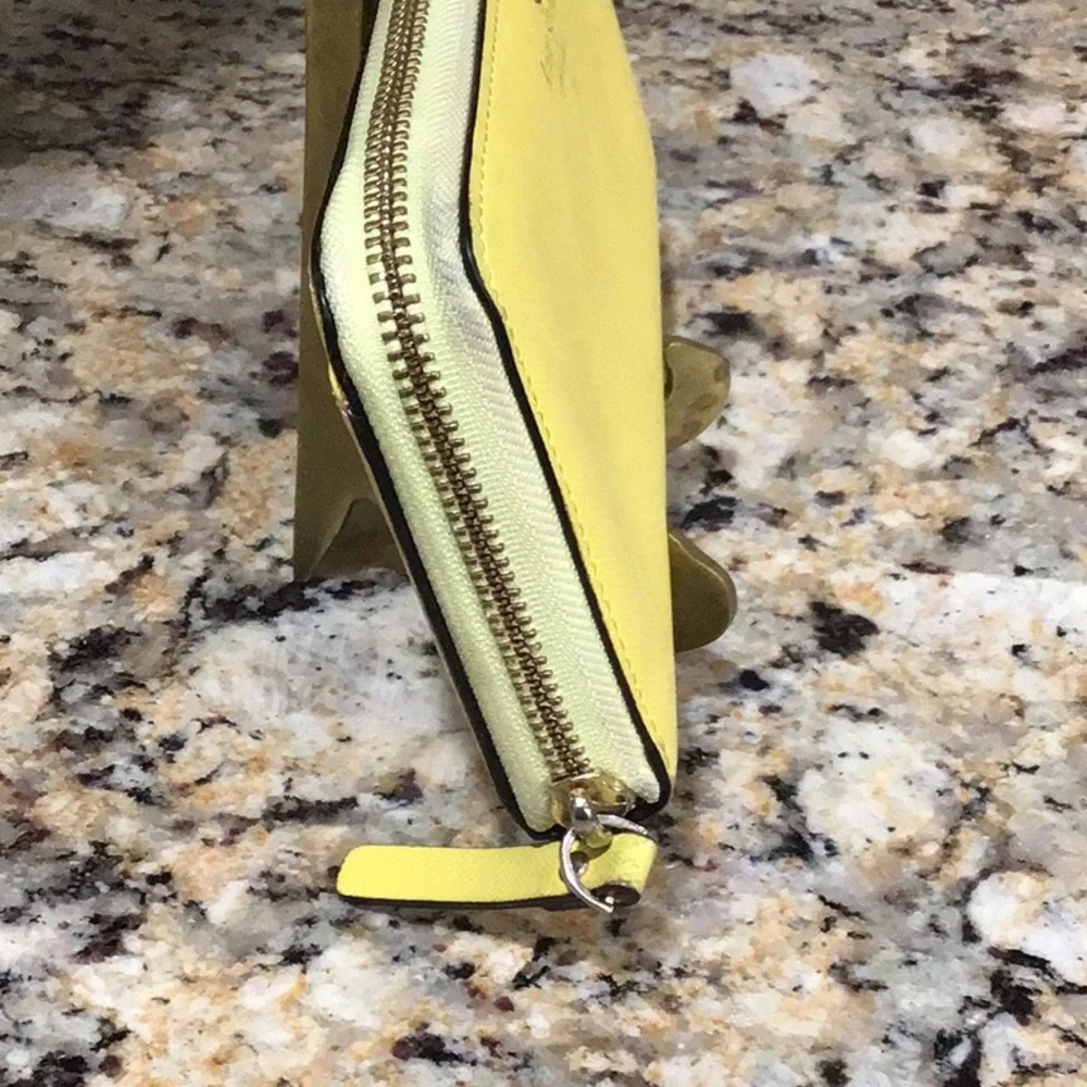 Kate Spade Yellow Long Wallet - Picture 3 of 5